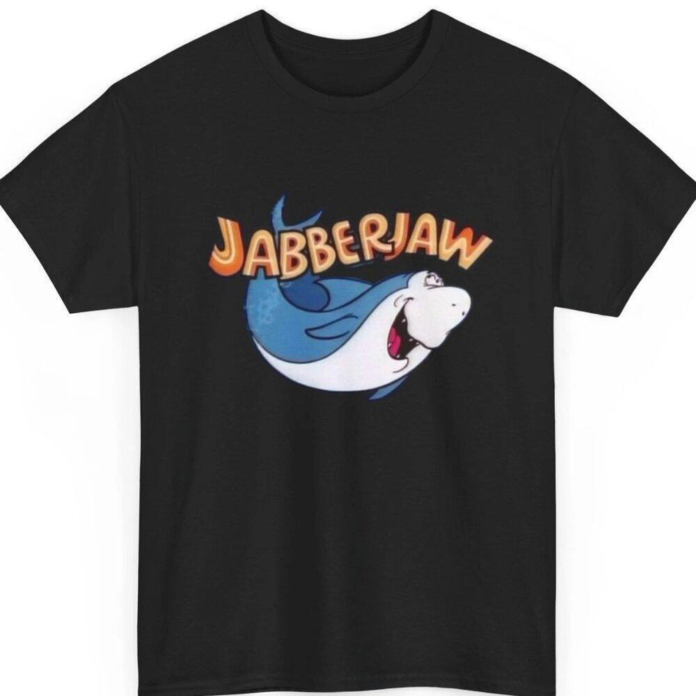 Jabberjaw Tee, Shark Lover Shirt, Ocean Animal Graphic Top, Retro Cartoon 165